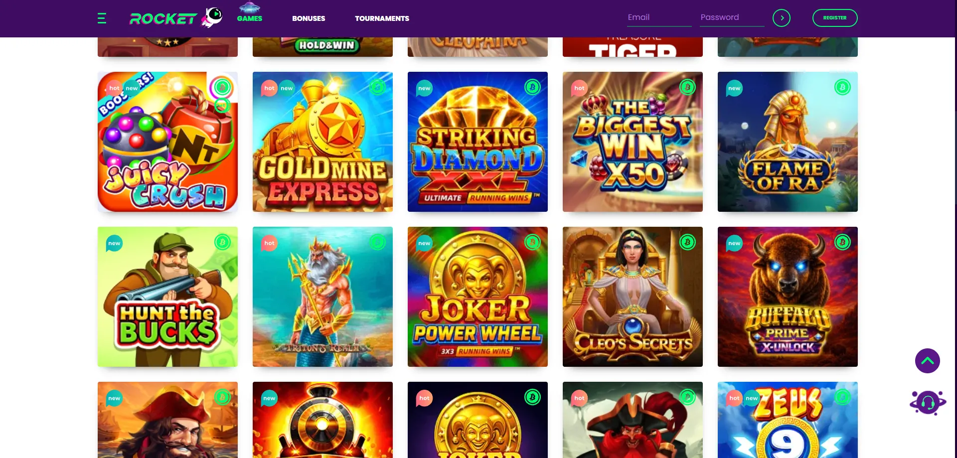 Casino Rocket slots and pokies — over 3000 games to play