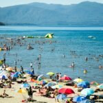 Photo Beach crowds