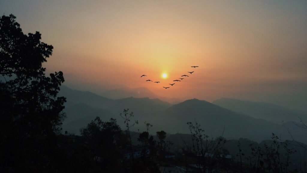 Photo Sundial sundown