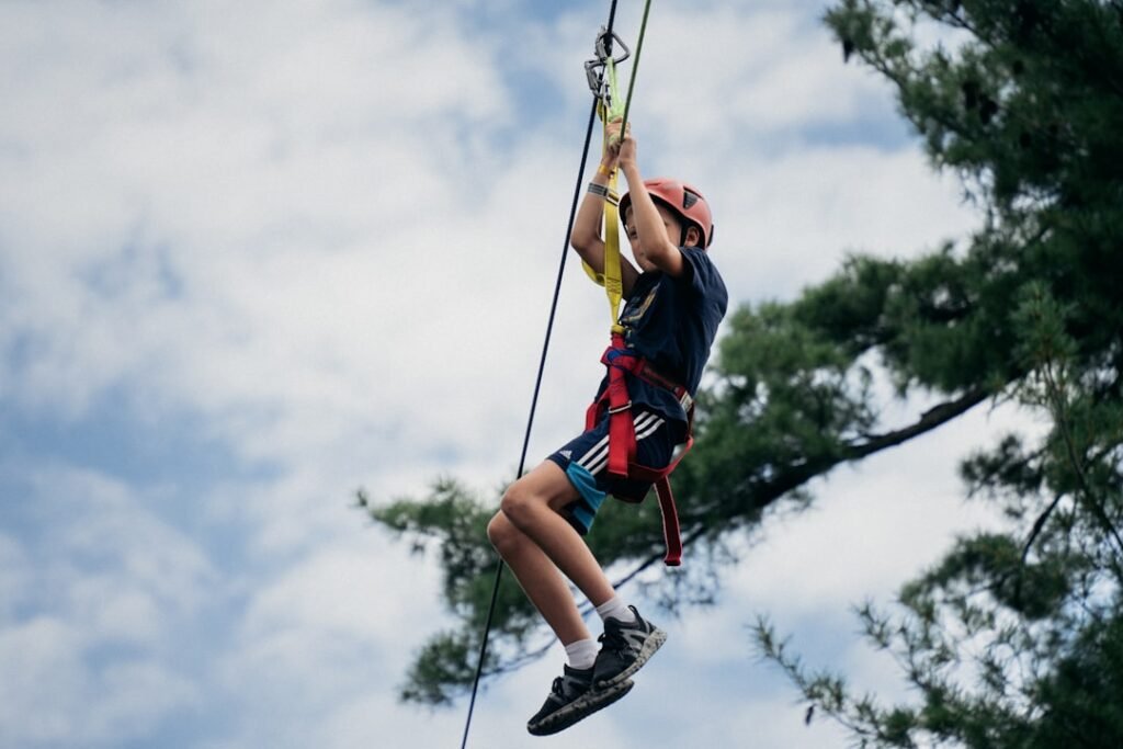 Photo Zip lining