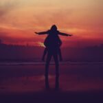 Photo Romantic sunset