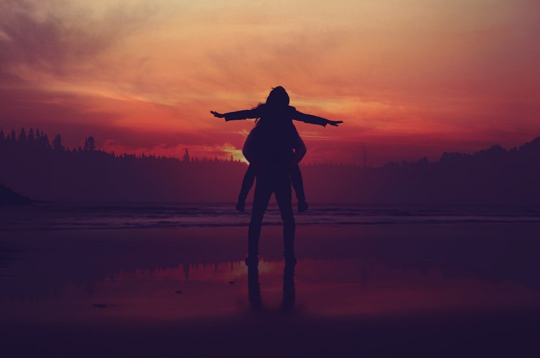 Photo Romantic sunset