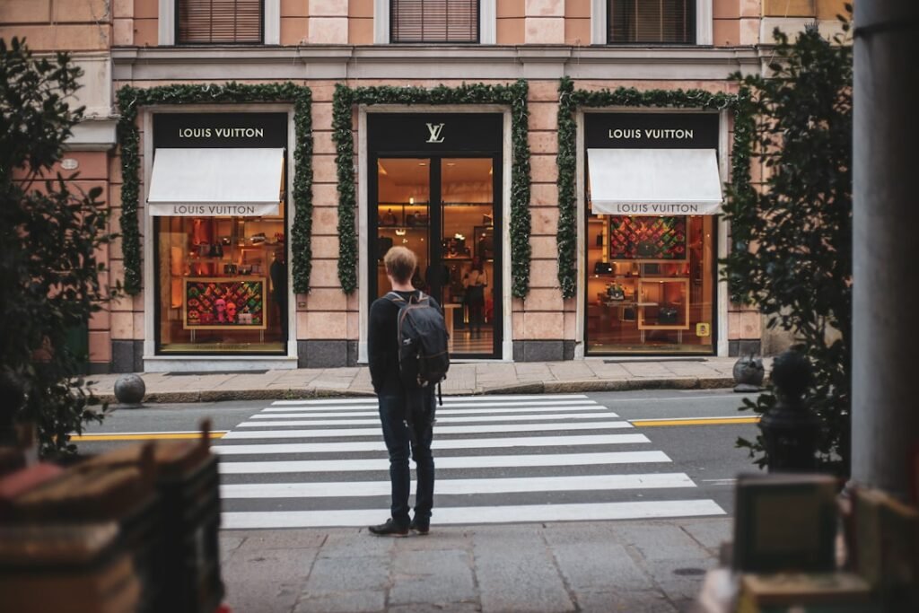 Photo Luxury shops